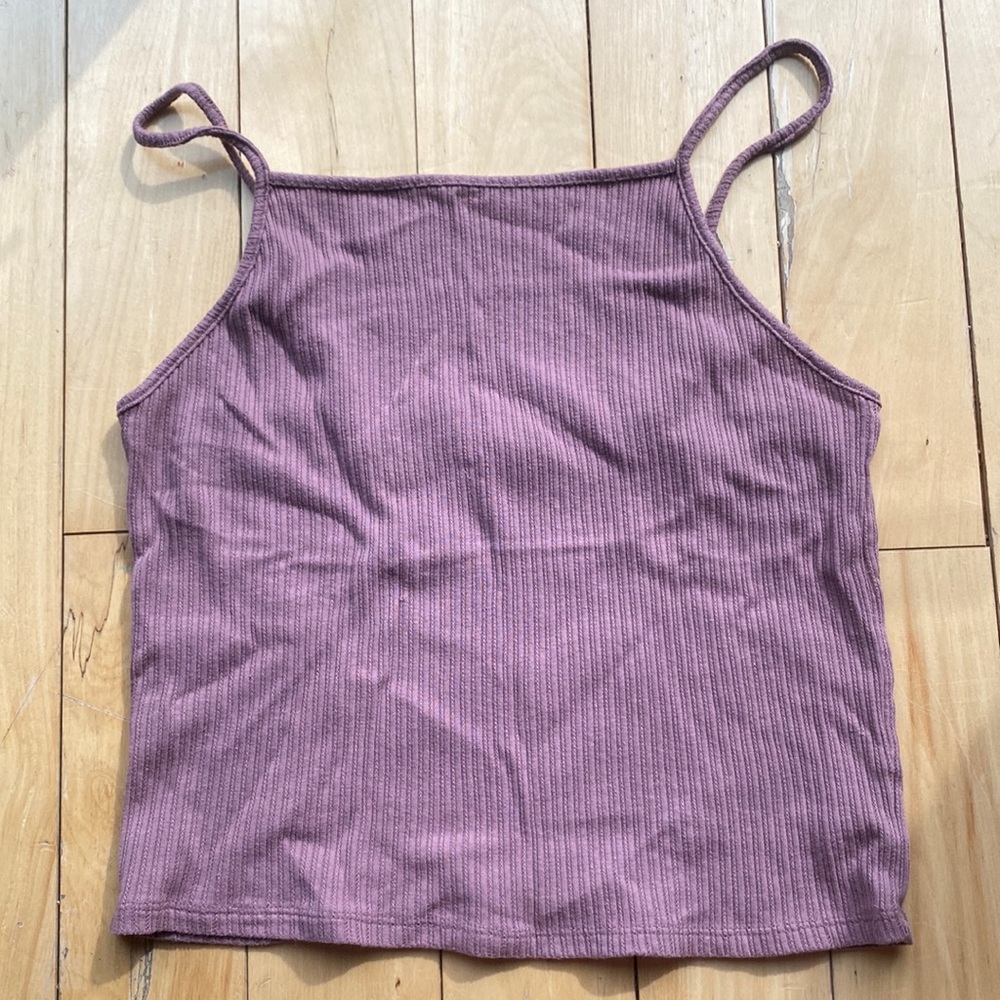 American eagle purple/pink tank top